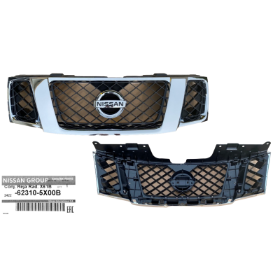 NISSAN NAVARA D40 10- ATRAPA PRZEDNIA GRILL MASKI CHŁODNICY OE 62310-5X00B